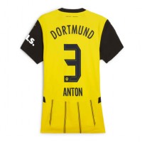 Borussia Dortmund Waldemar Anton #3 Fotballklær Hjemmedrakt Dame 2024-25 Kortermet